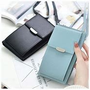 Image result for Crossbody Leather Wallett