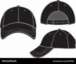 Image result for Black Baseball Cap Clip Art