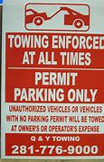 Image result for City Towing Signs
