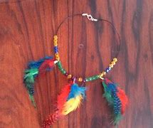 Image result for Real Feather Necklaces for Women