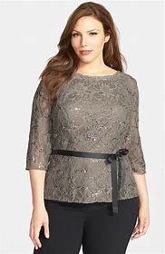 Image result for Fancy Evening Tops Plus Size