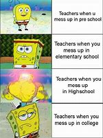 Image result for School Spongebob Memes Dark