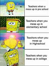 Image result for Spongebob Memes for School