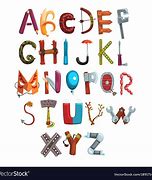 Image result for Letters Made Out of Objects