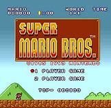 Image result for Super Mario 1 Title Screen
