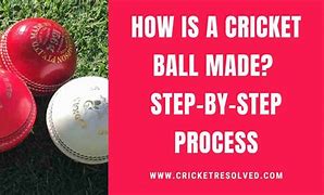 Image result for Cricket Ball Manufacturing