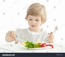 Image result for Little Girl Eating Dinner