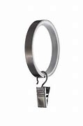 Image result for White Curtain Rings with Clips