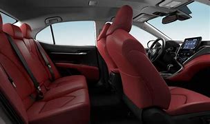 Image result for Black Toyota Camry with Red Interior