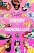 Image result for Official Disney Princess List