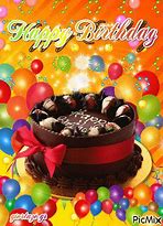 Image result for Animated Picture About My Birthday Cake