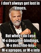 Image result for Emacs Key Bindings Meme