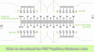 Image result for Printable Pupil Distance PD Ruler