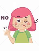 Image result for Person Saying No Clip Art