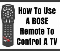 Image result for Bose Universal Codes for Vizio TV