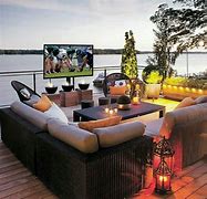 Image result for Outdoor TV Setup