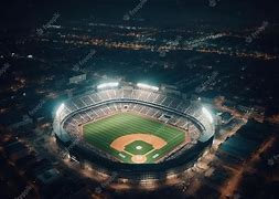Image result for Baseball Stadium at Night