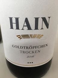 Image result for Weingut Hain Piesporter Goldtropfchen Riesling