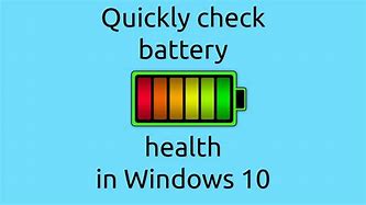 Image result for Windows Battery Health Symbol