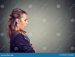 Image result for Frightened Woman Profile