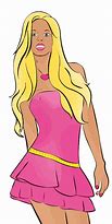 Image result for Long Blonde Hair Clip Art