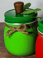 Image result for Green Jar with Apple Basket Lid