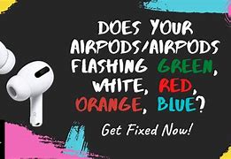 Image result for Air Pods Blinking Red and Blue