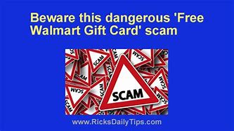 Image result for Walmart Gift Card Scam