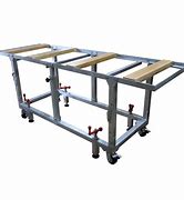 Image result for Industrial Adjustable Height Work Tables