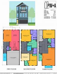 Image result for 3-Story House Plans
