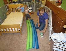 Image result for DIY Bed Bumper Toddler