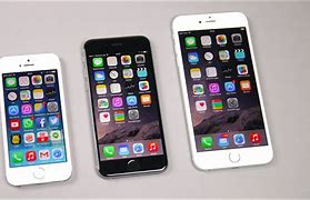 Image result for iPhone 5 vs 6 vs 6 Plus