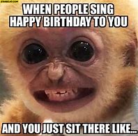 Image result for Monkey Meme Birthday Card