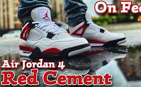 Image result for Jordan 4 Cement Feet