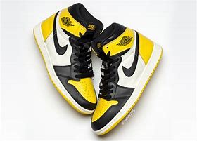 Image result for Yellow Black and White Air Jordans