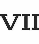 Image result for Seven Roman Numeral PNG