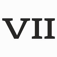 Image result for 7 Roman Numeral Sign