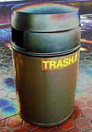 Image result for Flaming Trash Can