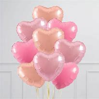 Image result for Rose Gold Heart Foil Balloon