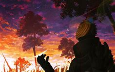 Obito Uchiha feels the nature's sunset HD wallpaper download