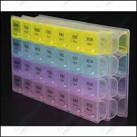 Image result for Travel Pill Box Organizer