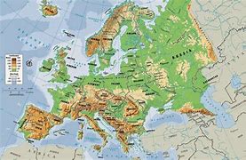 Image result for Political Relief Map of Europe