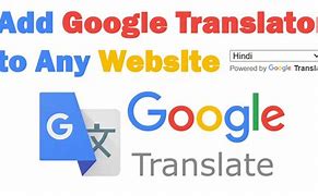 Image result for How to Put Google Translate in Website