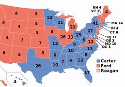 Image result for 1976 Electoral Map