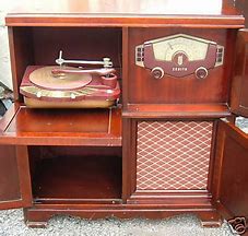 Image result for Antique Zenith Phonograph Radio