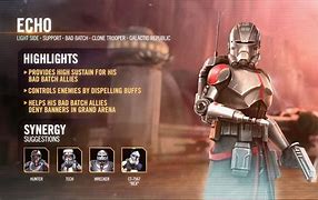 Image result for Star Wars Galaxy of Heroes Bad Batch