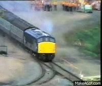 Image result for Train Diesel Crash GIF