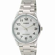 Image result for Casio Analog Watch Stainless Steel