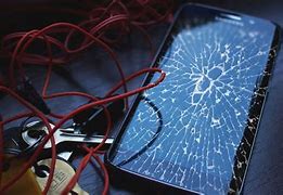 Image result for Samsung Smashed Screen On Table