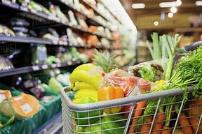 Image result for Shopping Cart Full of Groceries
